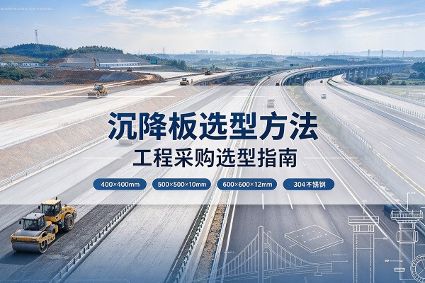 盐湖沉降板选择方法