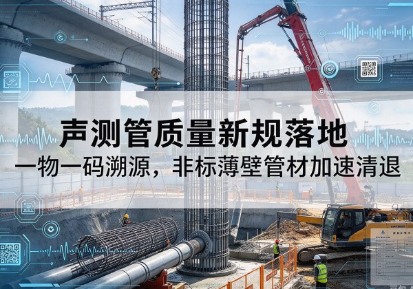 盐湖声测管质量新规落地，一物一码溯源，非标薄壁管材加速清退