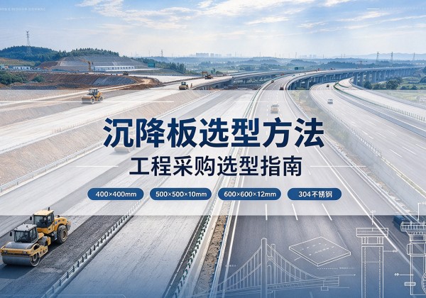 盐湖沉降板选择方法